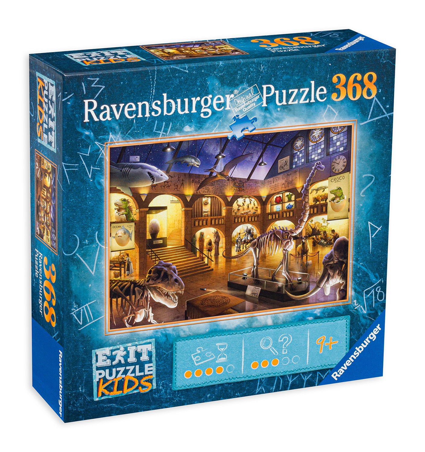 Puzzle-ghicitoare Ravensburger din 368 de piese - La muzeu