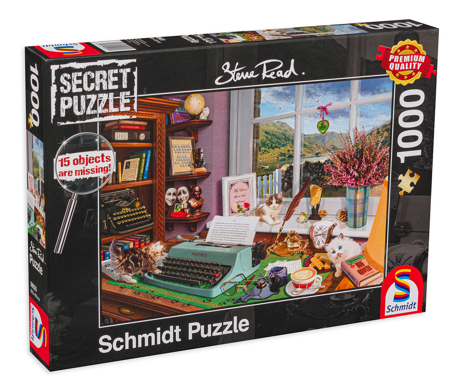Puzzle-ghicitoare Schmidt din 1000 de piese - Enigme de birou
