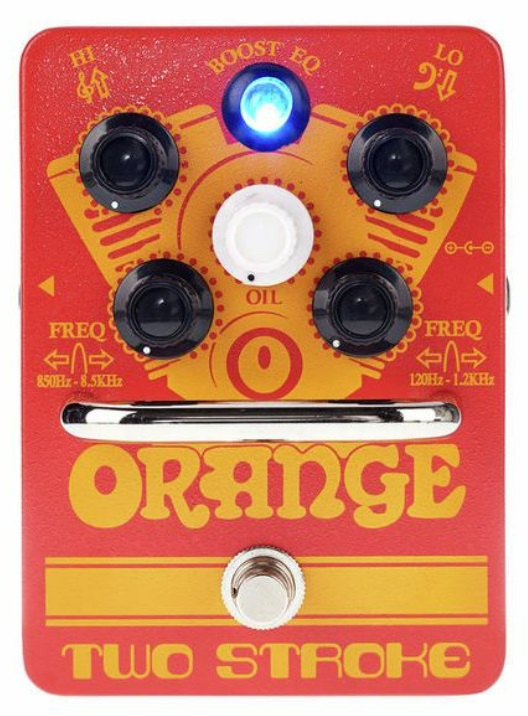 Pedală de efecte sonore Orange - Two Stroke Boost EQ, roșu