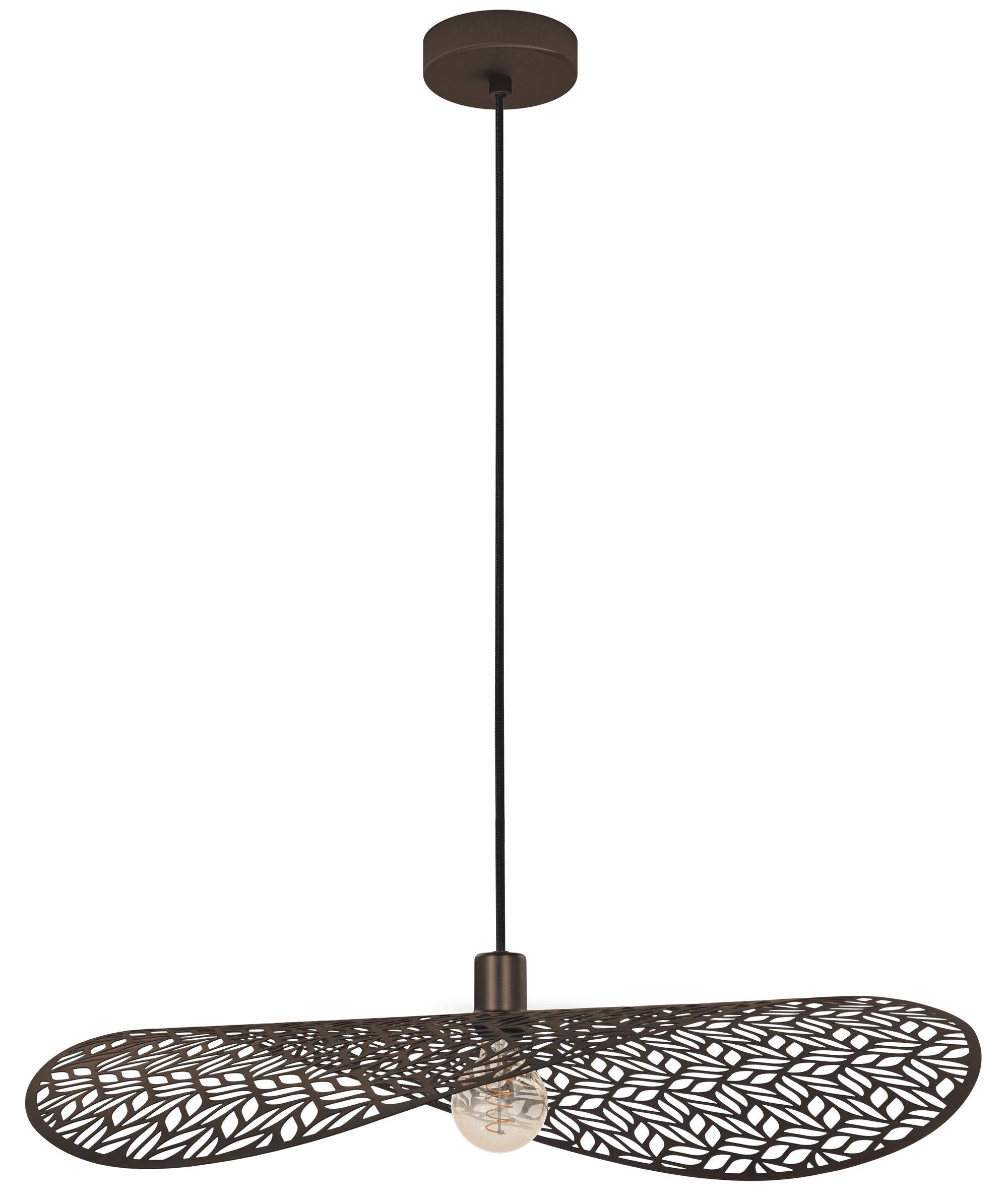 Pendul Eglo - Swaby, E27, Ø 80 cm, bronz