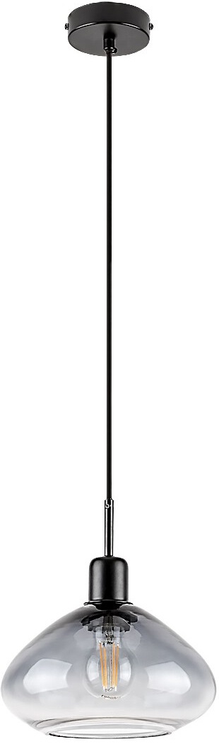 Pendel Rabalux - Dvora 72021, IP20, E27, 1 x 40 W, negru mat