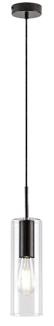 Pendel Rabalux - Esta 72049, IP20, 230V, E27, 1 x 40W, negru mat