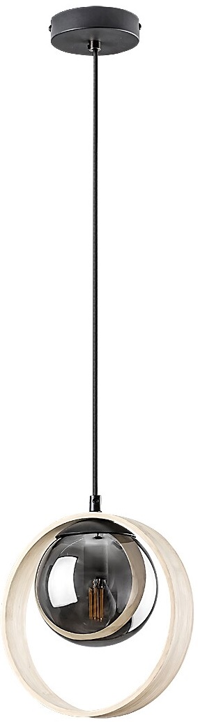 Pendel Rabalux - Peyton 72061, IP20, E14, 1 x 15 W, negru/boo