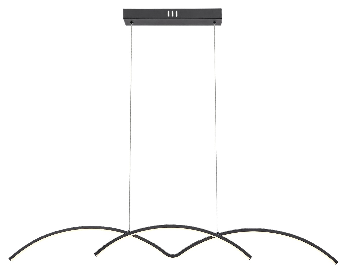Pendel Rabalux - River, LED, 40W, negru
