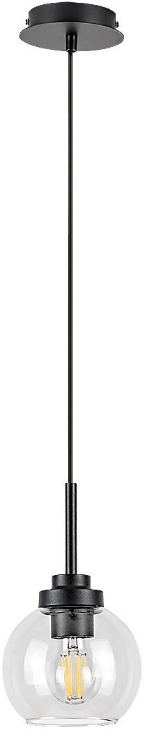 Pendel Rabalux - Tirina 75006, IP44, E27, 1 x 15 W, negru mat