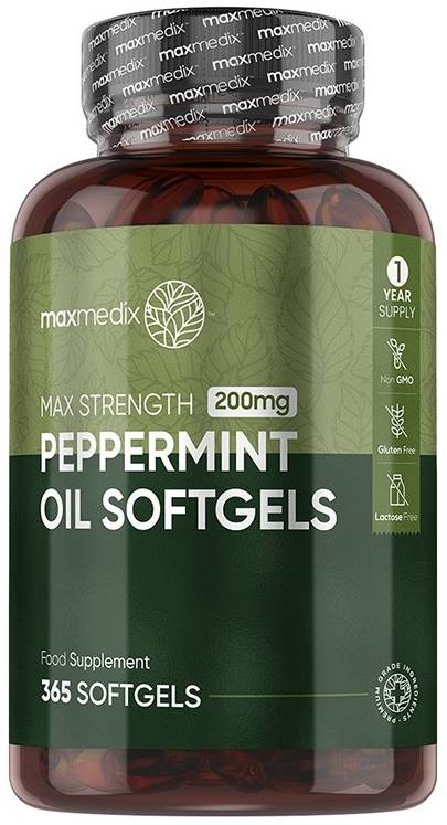 Peppermint Oil, 200 mg, 365 capsule gelatinoase moi, Weight World