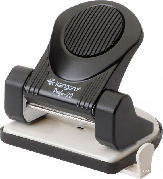 Perforator Kangaro Perfo - 20 de foi, negru