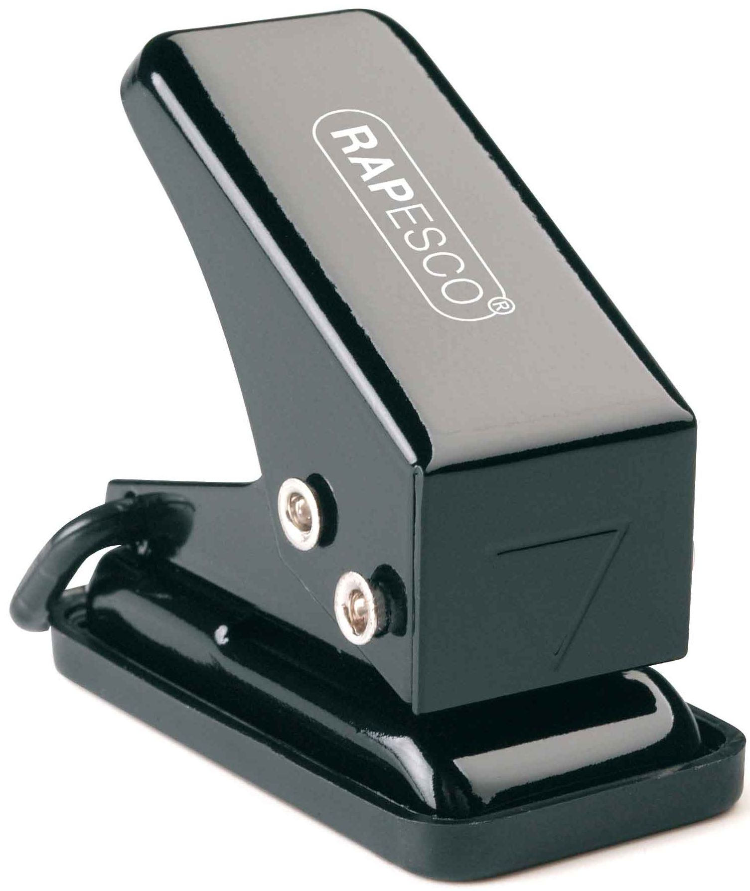 Perforator Rapesco - 15 Single, cu 1 gaura, pentru 6 file, metalic, culori in sortiment