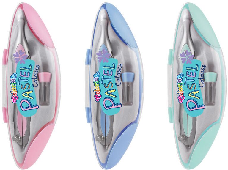 Compas din doua piese  Colorino Pastel - sortiment