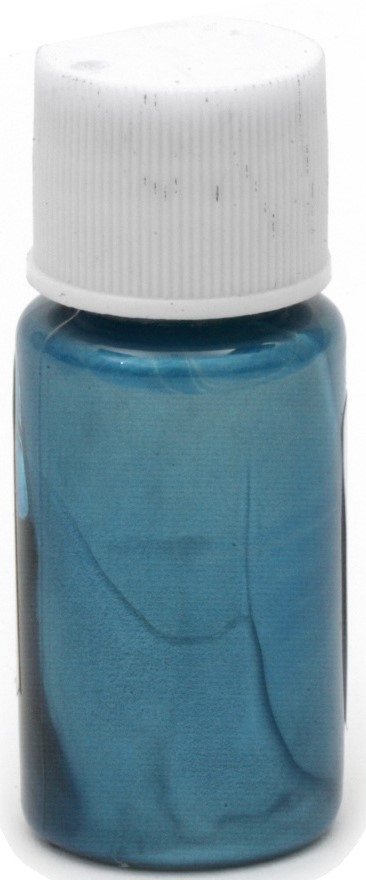 Colorant perlat pentru rășină Em Art - Pe bază de ulei, albastru deschis, 10 ml