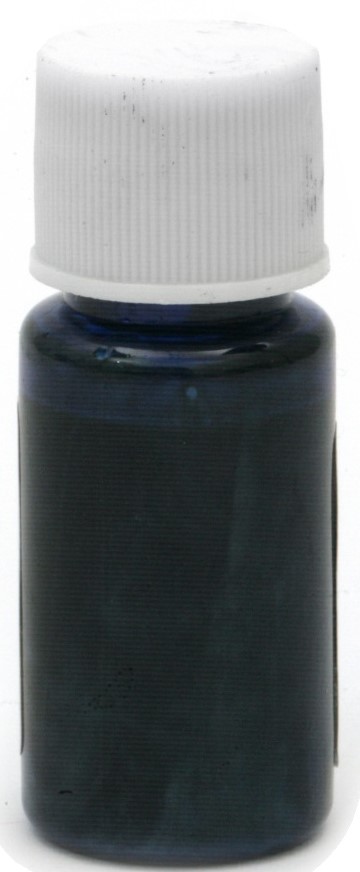 Colorant perlat pentru rășină Em Art - Pe bază de ulei, albastru închis, 10 ml
