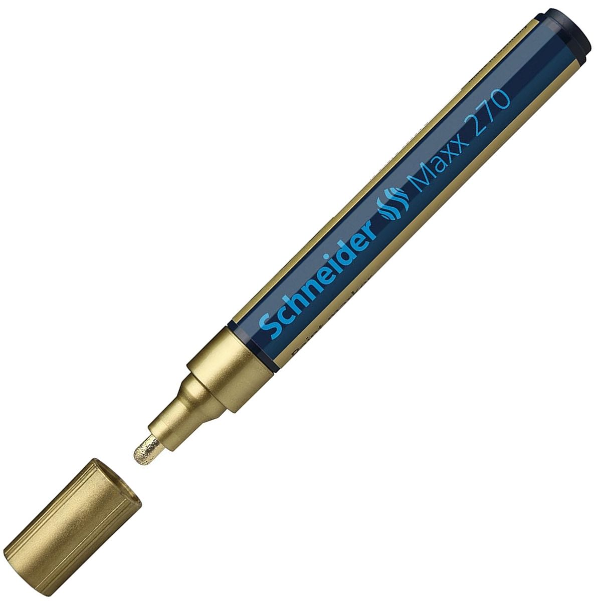 Marker de acoperire rotund Schneider Maxx 270 - Culoare aurie, 3 mm