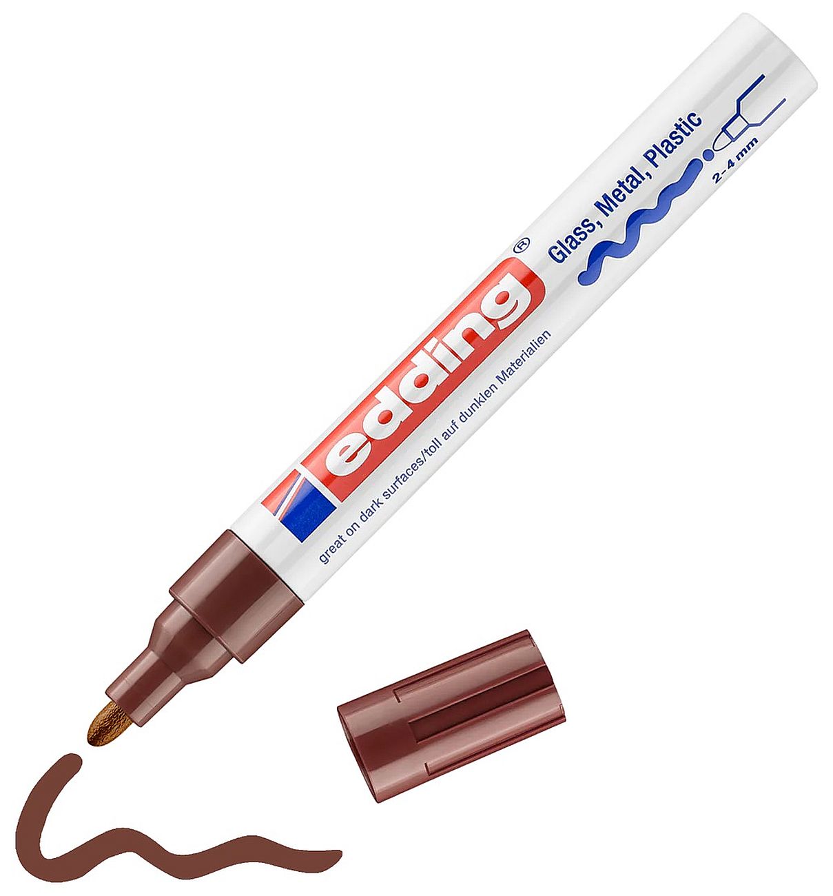 Marker permanent Edding 750 - maro