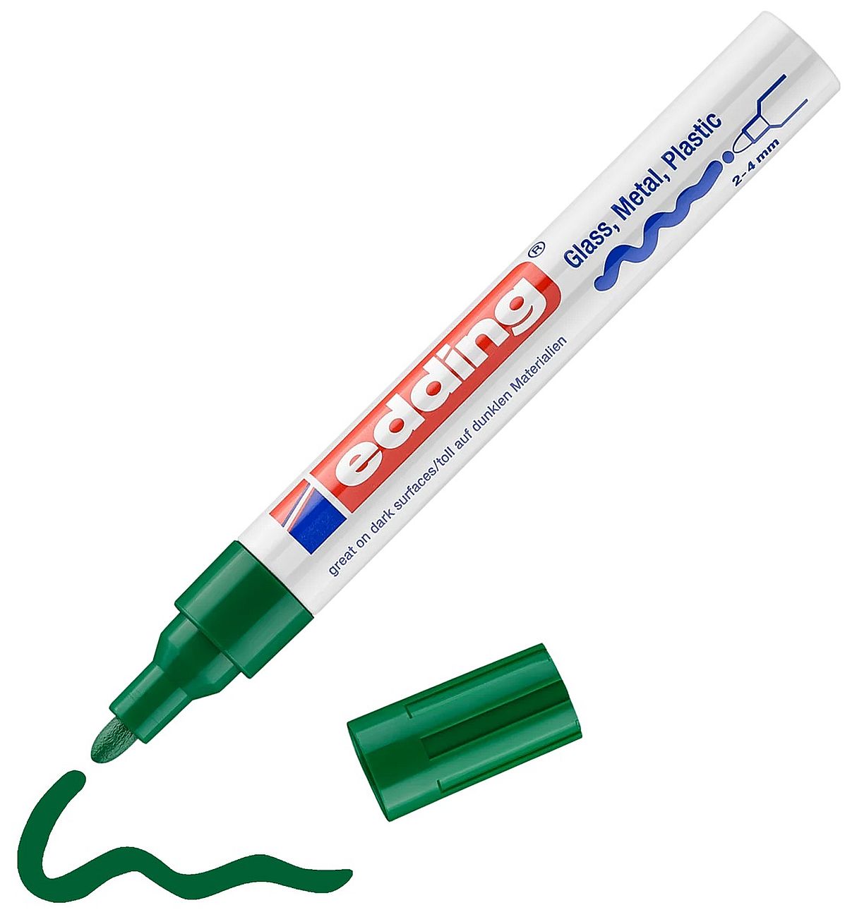 Marker permanent Edding 750 - verde