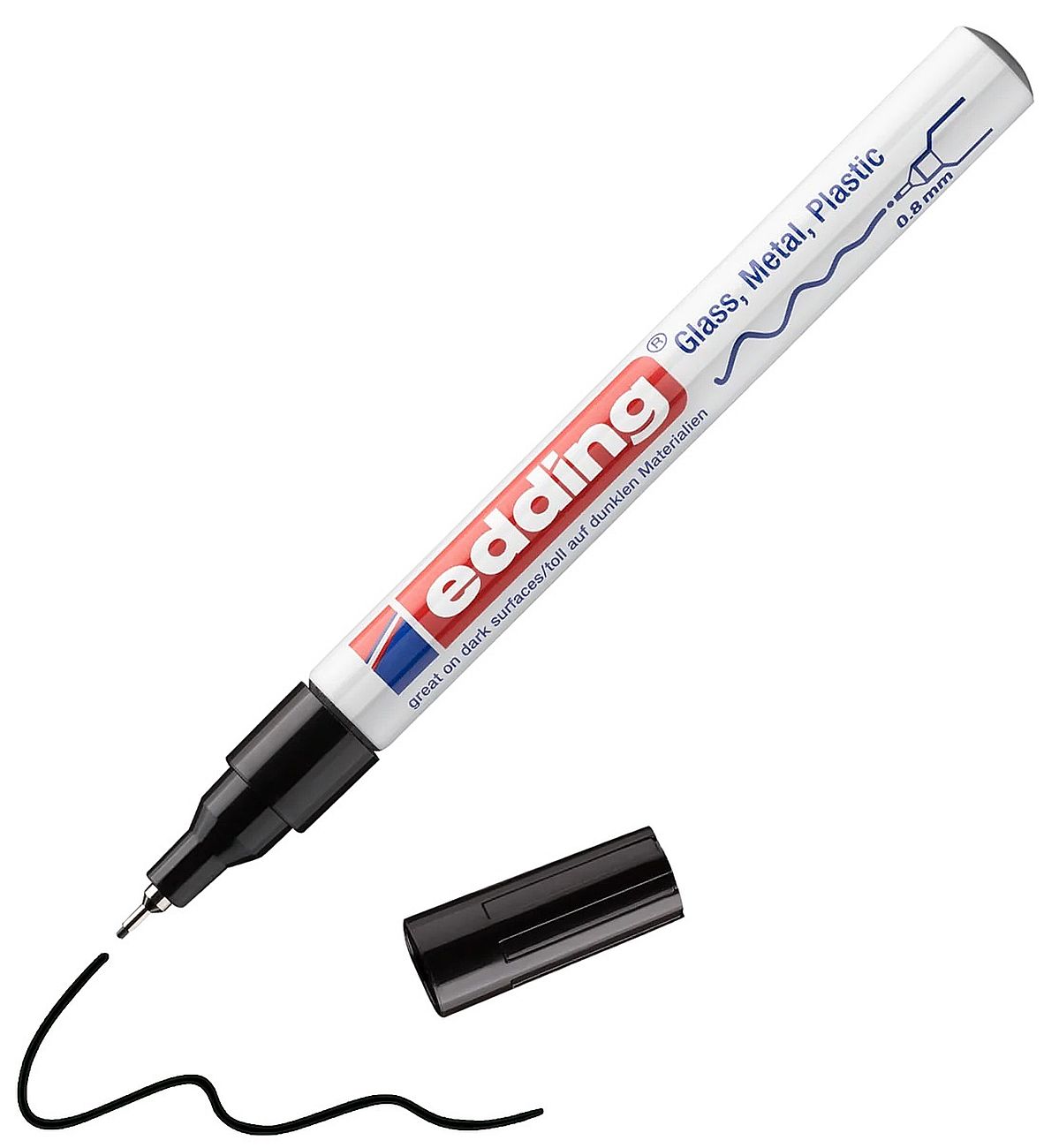 Marker permanent Edding 780 - negru