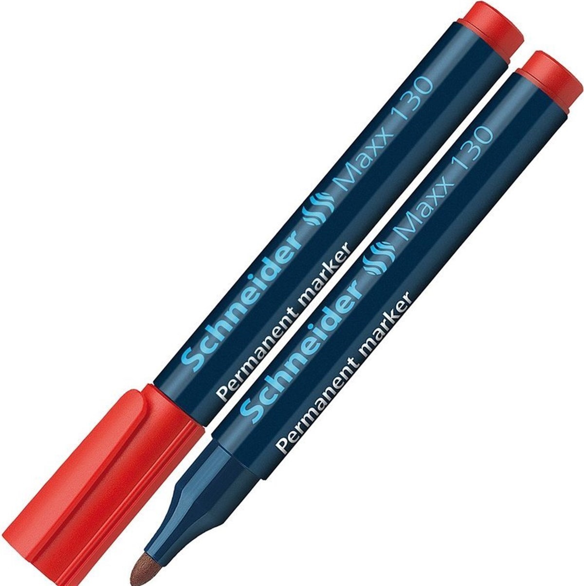 Marker permanent Schneider Maxx 130 - 3 mm, roșu