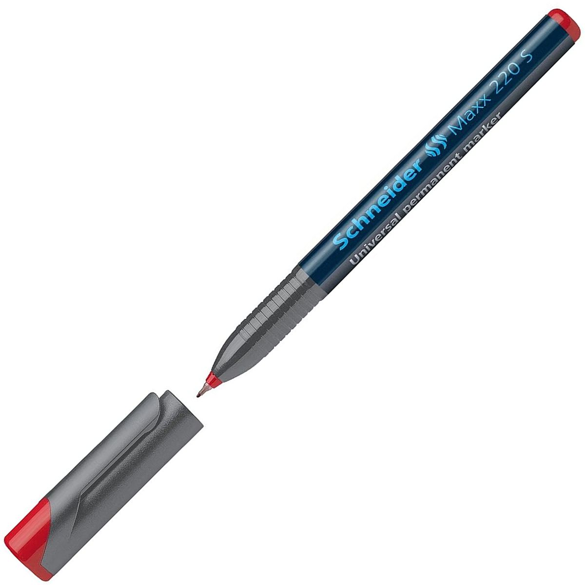 Marker permanent Schneider OHP Maxx 220 S, 0,4 mm, rosu