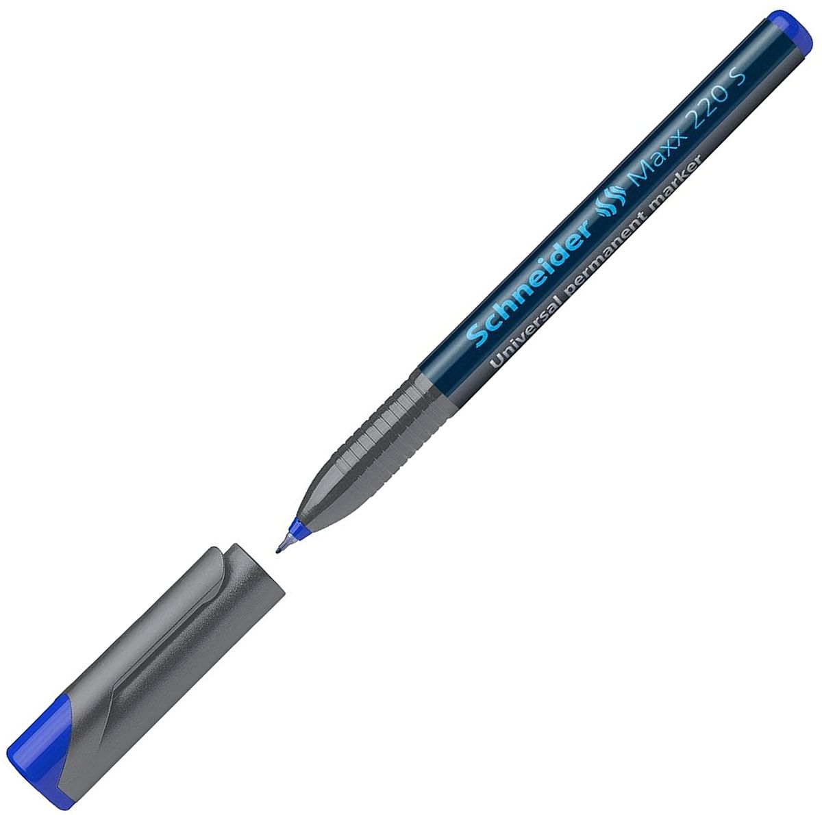 Marker permanent Schneider OHP Maxx 220 S, 0,4 mm, albastru