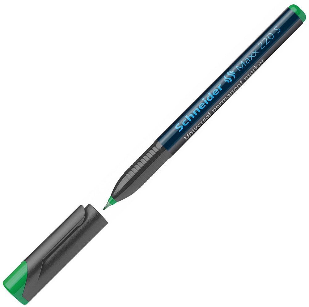 Marker permanent Schneider OHP Maxx 220 S, 0.4 mm, verde