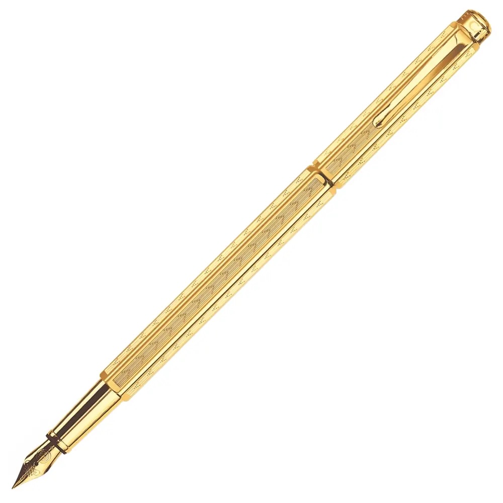 Stilou Caran d'Ache Ecridor - Chevron, Gold M