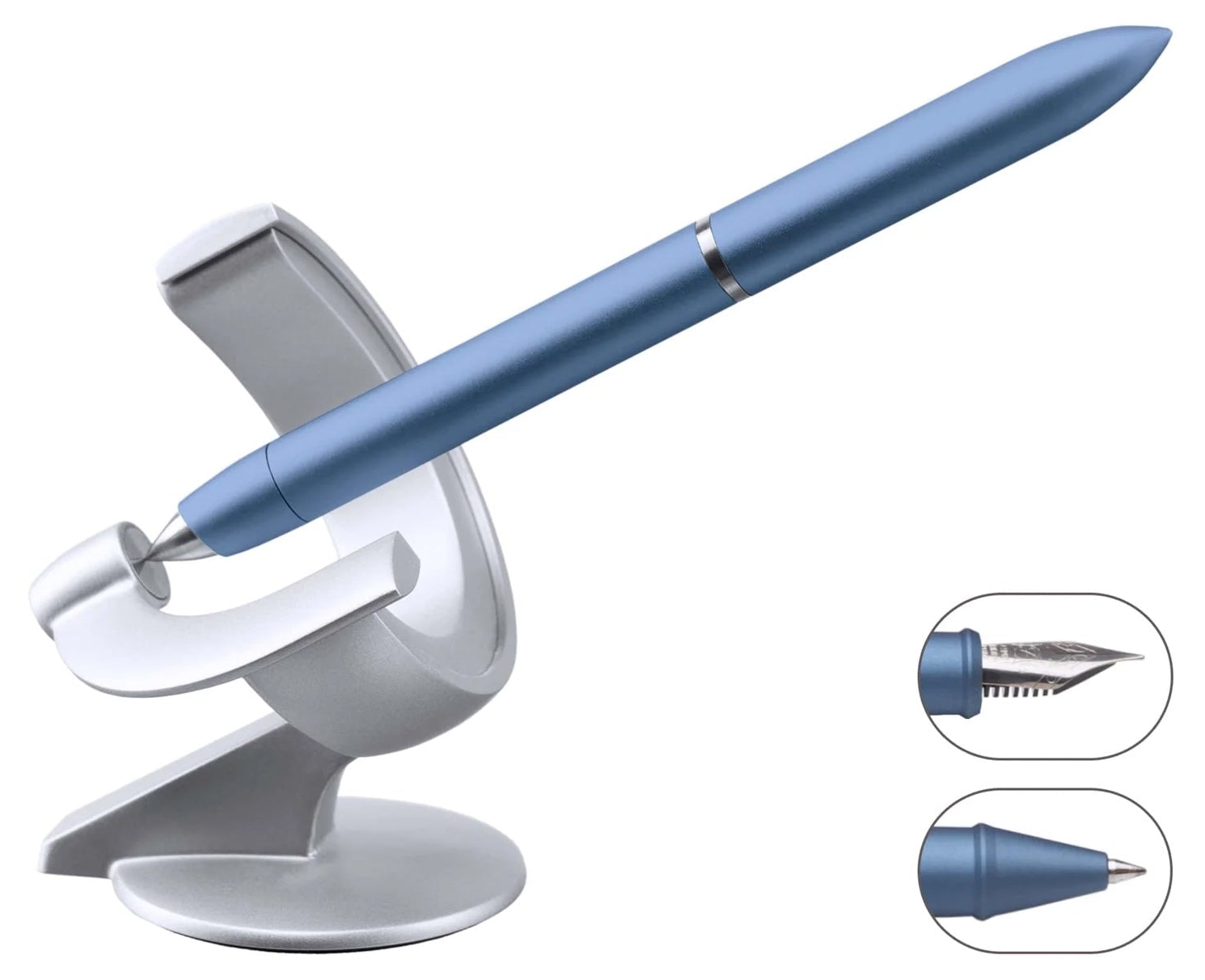 Stilou și roller Novium Hoverpen Future - 2-in-1, Mist Blue