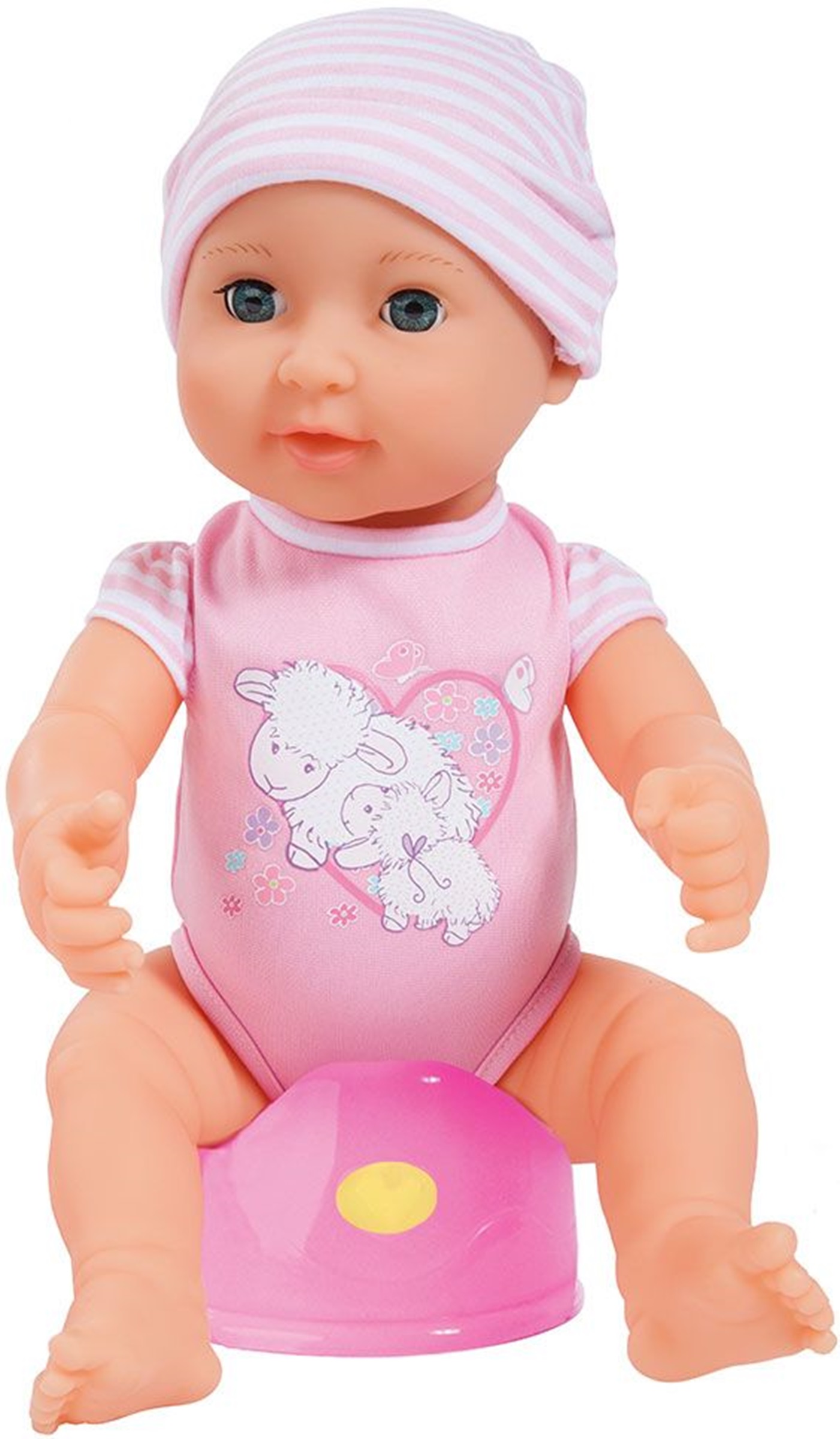 Păpuşă care face pipi Bayer - Picolina, cu oliță, 40 cm