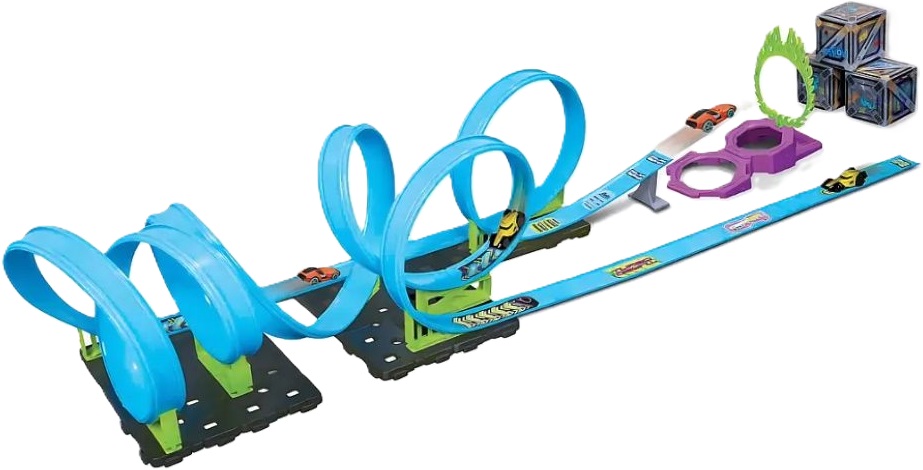 Pista de curse  Maisto Cyber Racers - Dual Race Challenge, cu două cărucioare