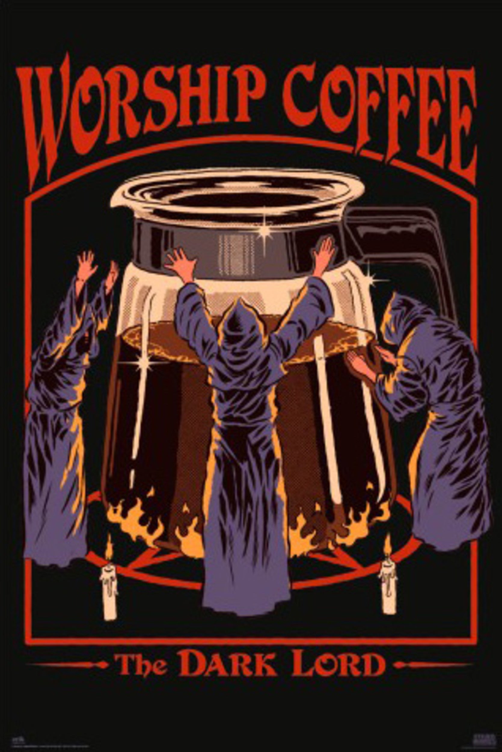 Poster Erik Art: Steven Rhodes - Worship Coffee