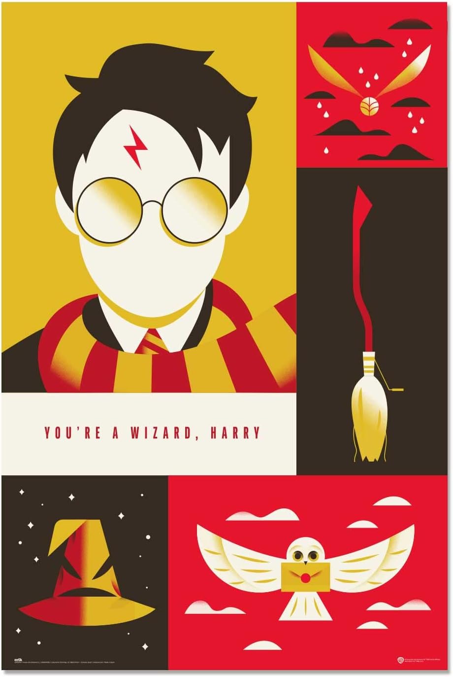 Poster Erik Movies: Harry Potter - Warner Bros. 100th Anniversary