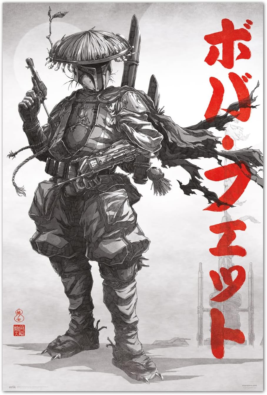 Poster Erik Movies: Star Wars: Visions - Boba Fett