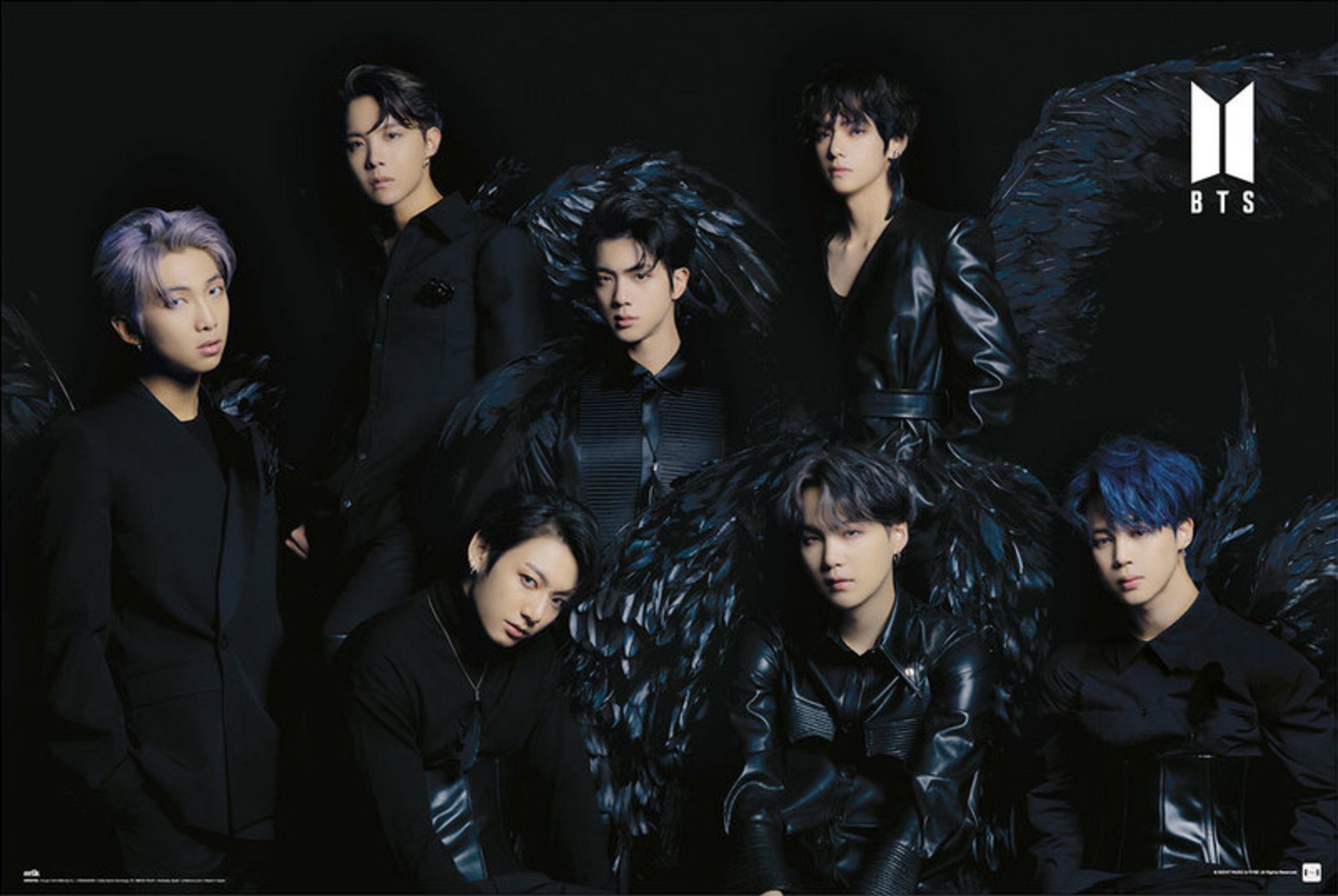 Poster Erik Music: BTS - Black Wings