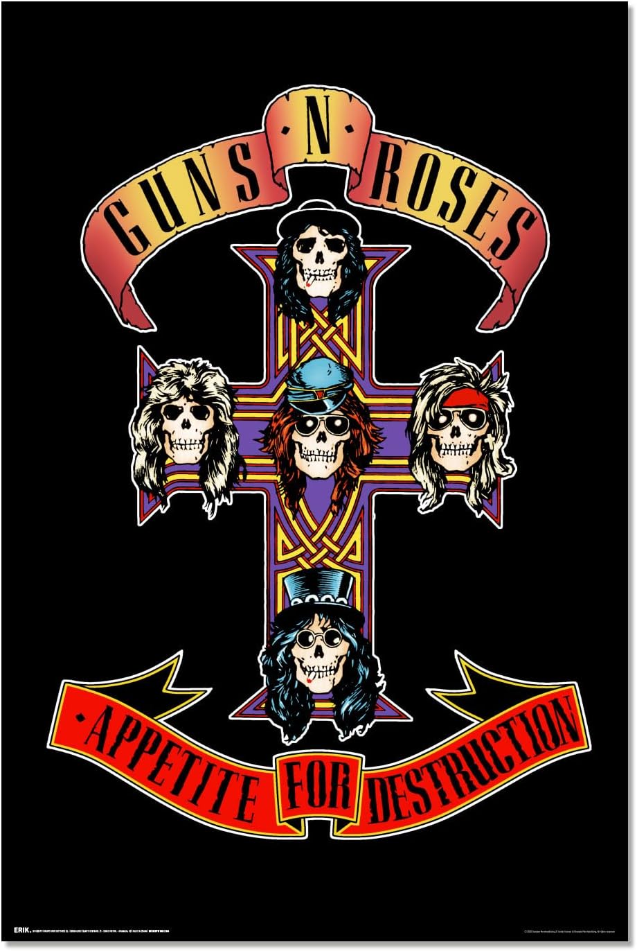 Poster Erik Music: Guns N' Roses - Appetite for Destruction
