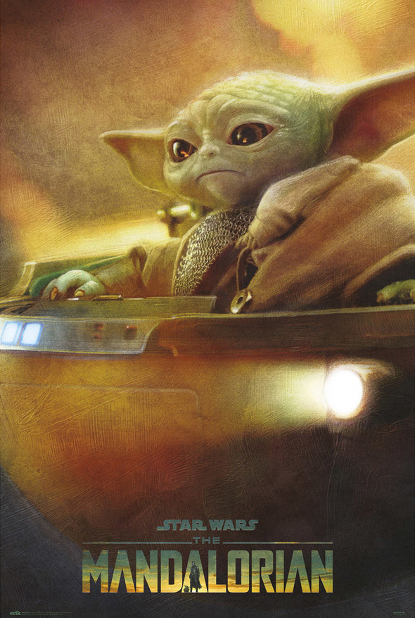Poster Erik Television: The Mandalorian - Grogu Pod