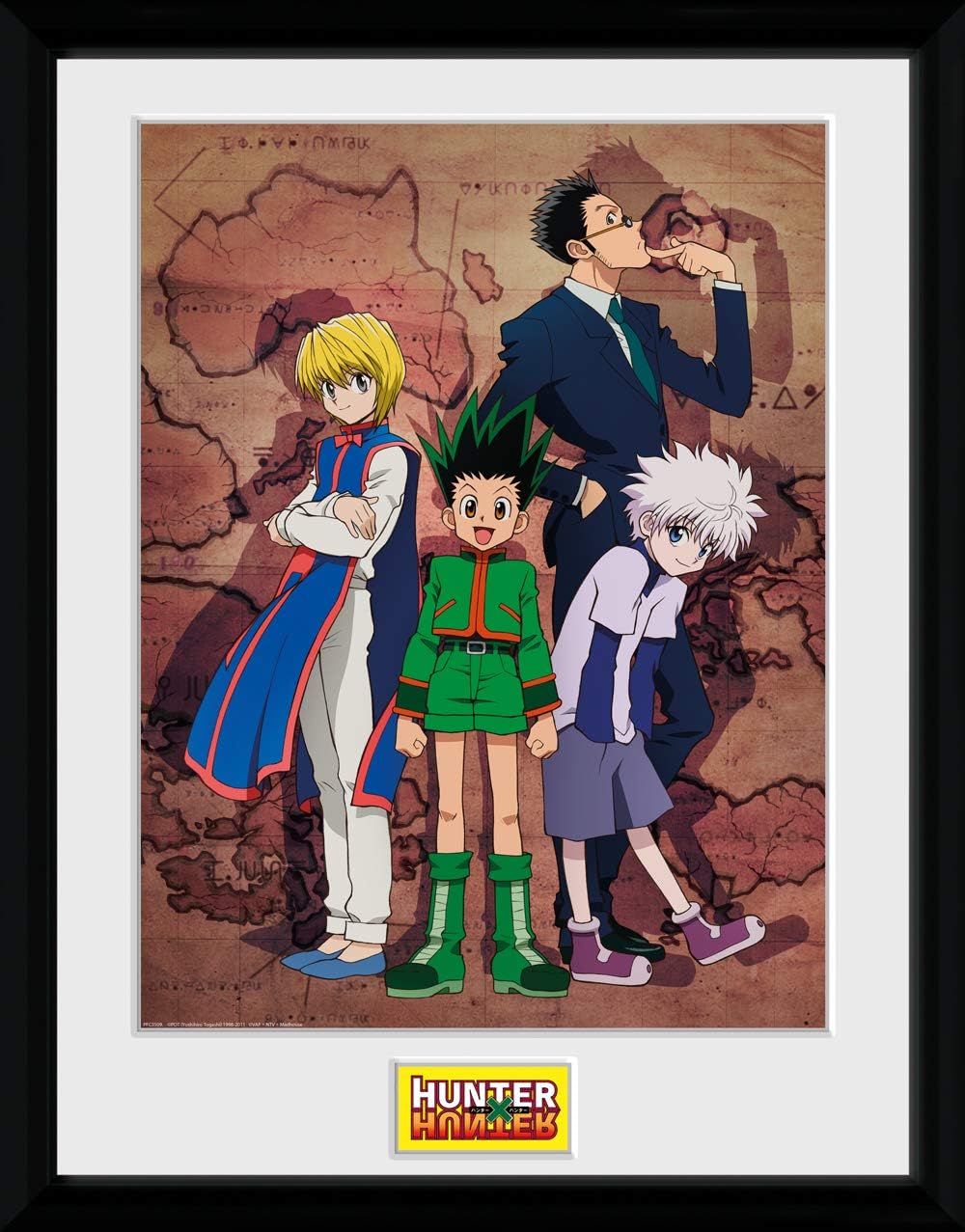 Afiș înrămat GB eye Animation: Hunter X Hunter - Map