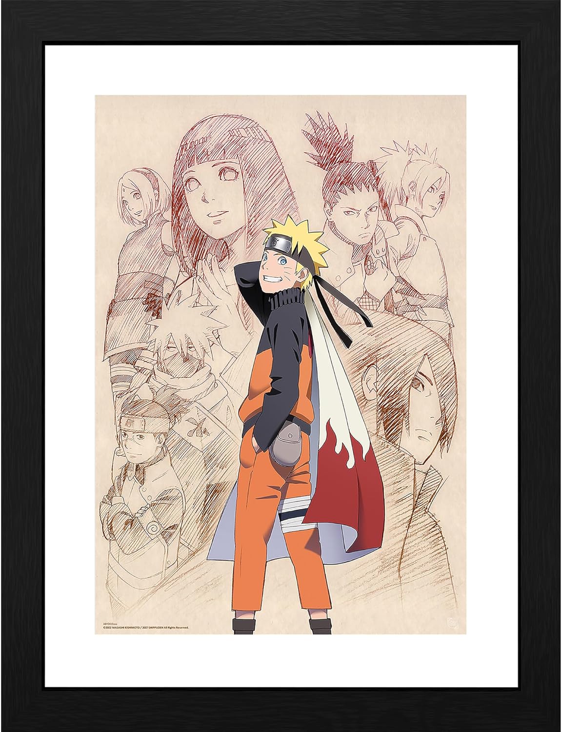 Posterul înrămat GB eye Animation: Naruto Shippuden - Naruto & His Allies