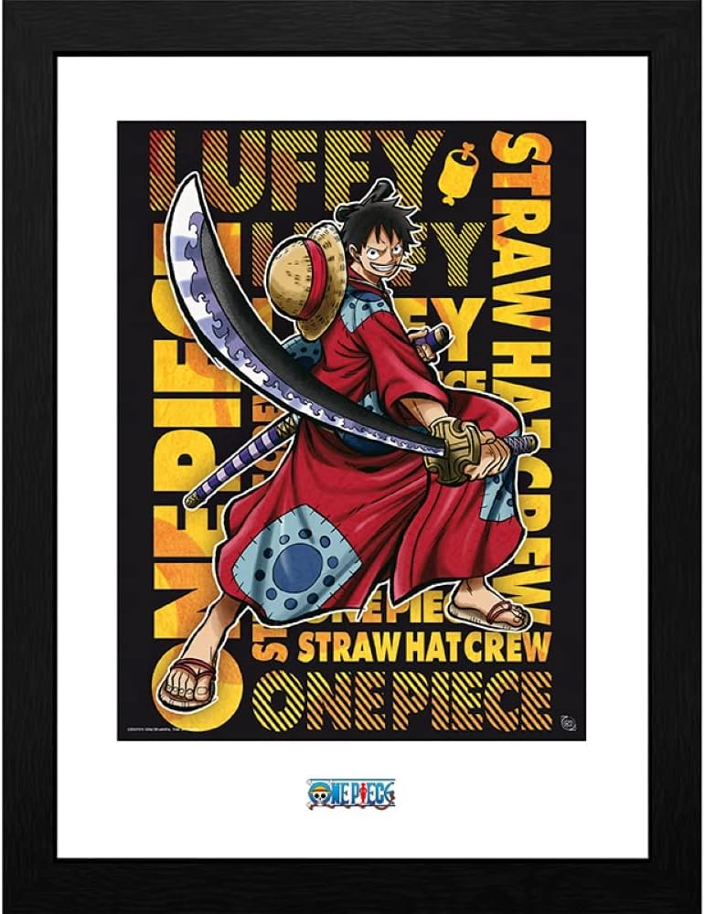 Afiș înrămat GB eye Animation: One Piece - Luffy in Wano