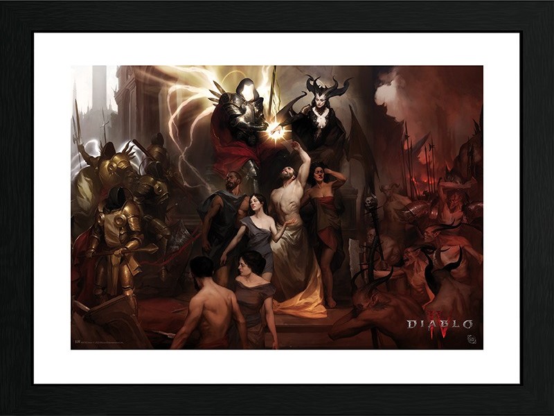 Afiș înrămat GB eye Games: Diablo IV - Nephalem