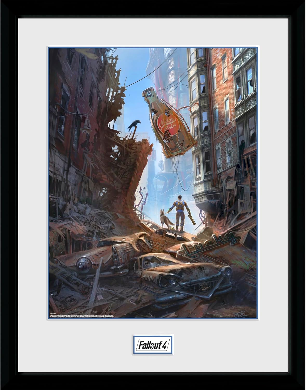 Posterul înrămat  GB eye Games: Fallout - Street Scene