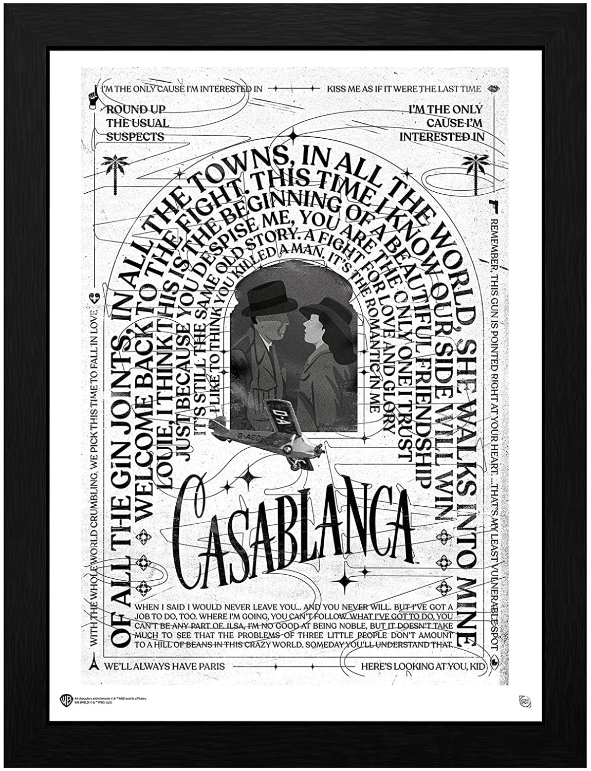 Afiș înrămat GB Eye Movies: Casablanca - Casablanca