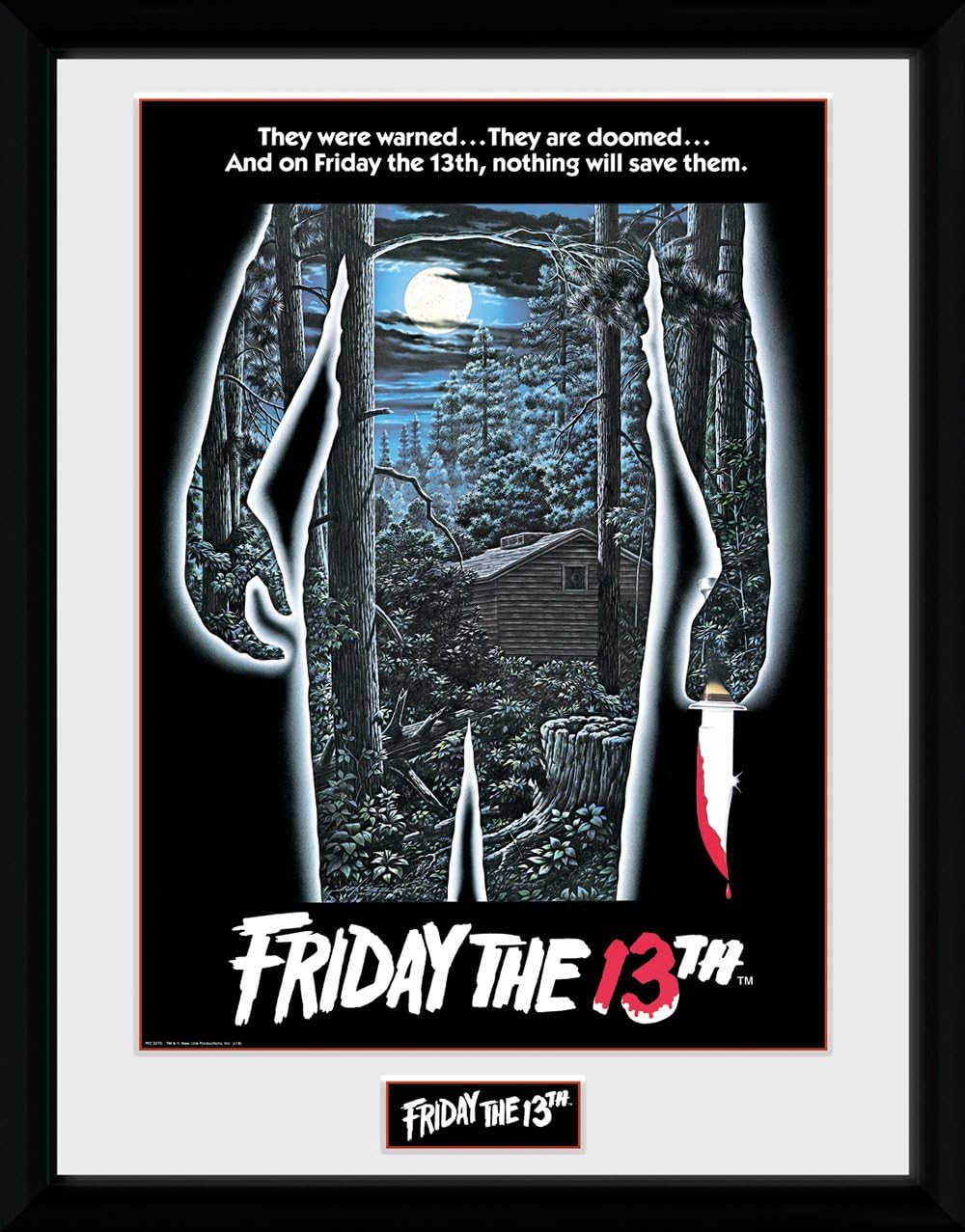 Afiș înrămat GB eye Movies: Friday The 13th - Cover Art
