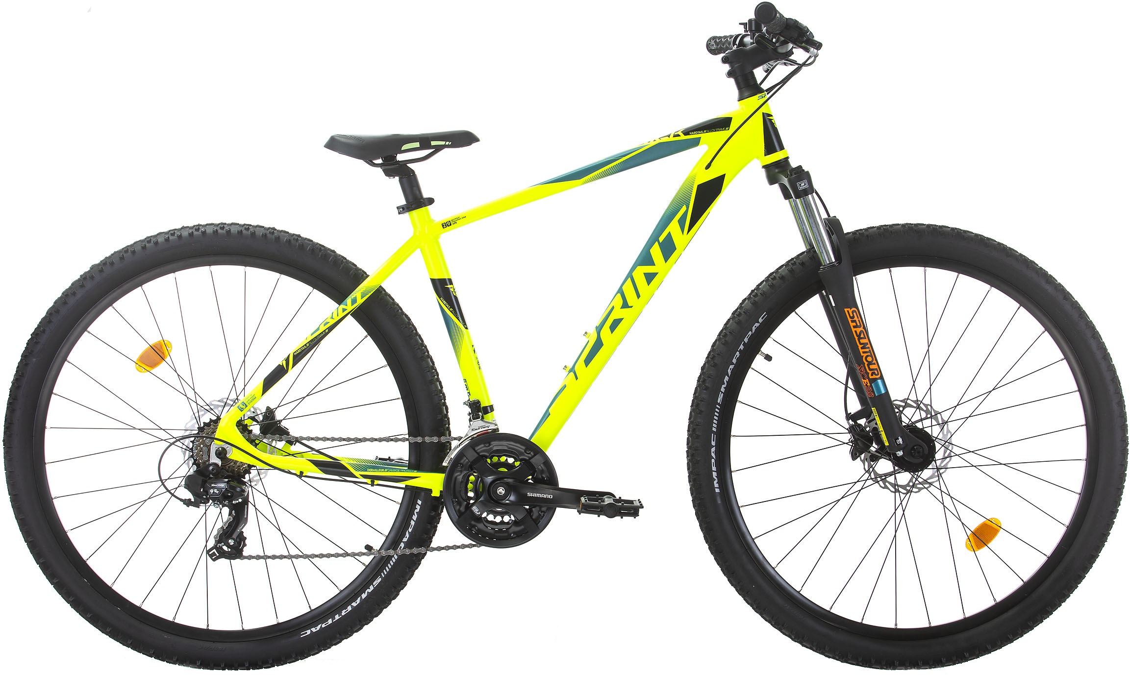 Bicicletă de munte cu viteze SPRINT - Maverick, 29", 520 mm, verde