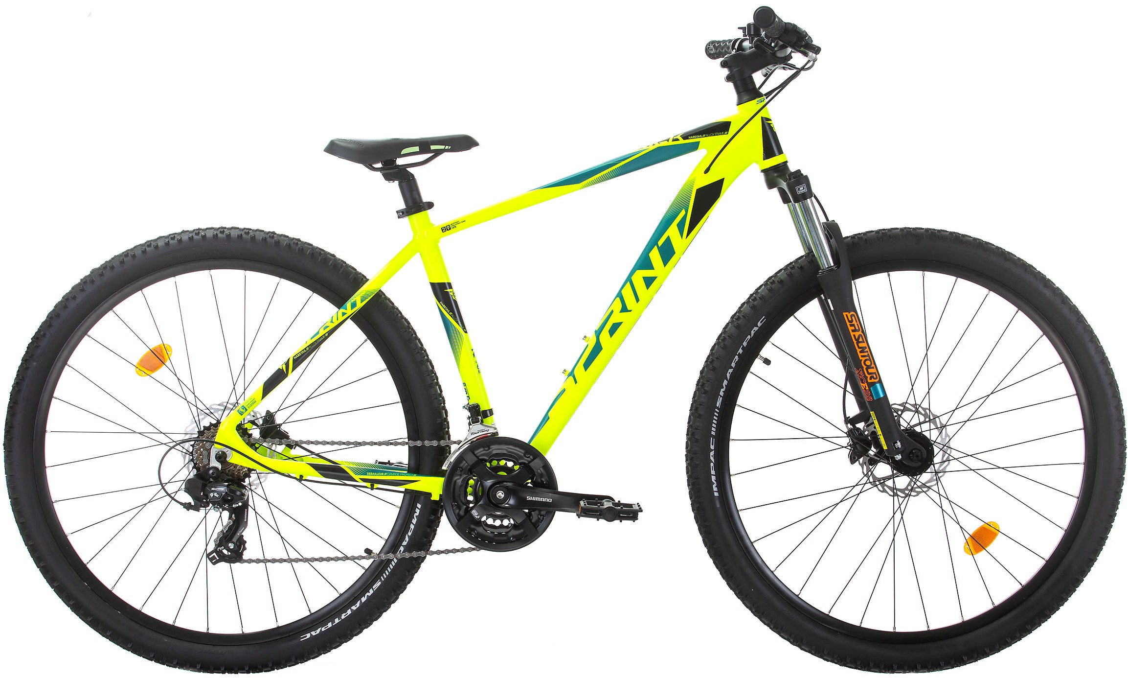 Bicicletă de munte cu viteze SPRINT - Maverick, 29", 440 mm, verde