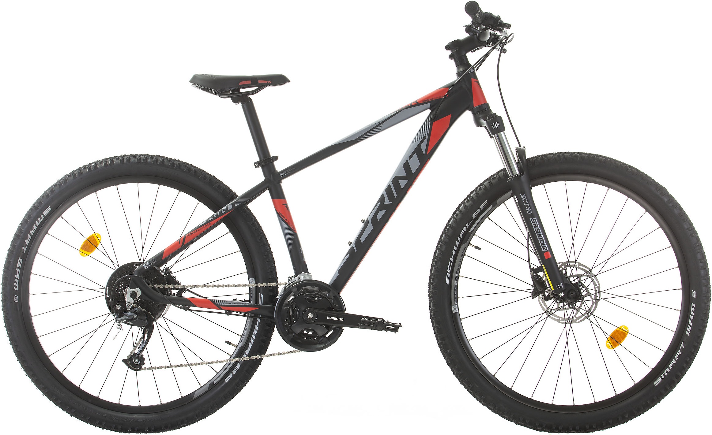 Bicicletă de munte cu viteze SPRINT - Maverick Pro, 27.5", 480 mm, negru/roşu