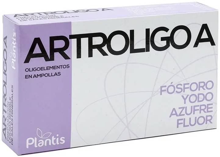 Plantis Artroligo A Fosfor, iod, sulf și fluor, 20 de fiole de băut, Artesania Agricola