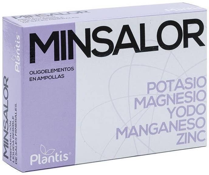Plantis Minsalor Formulă de slăbit, 20 de fiole de băut, Artesania Agricola