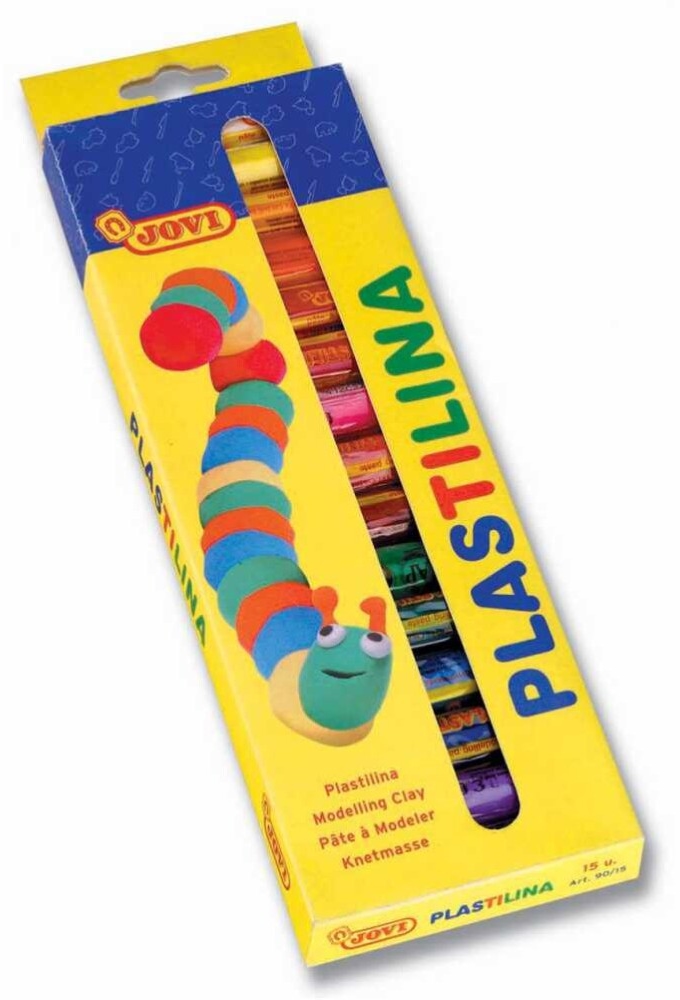 Plastilină Jovi - 15 culori x 15 g