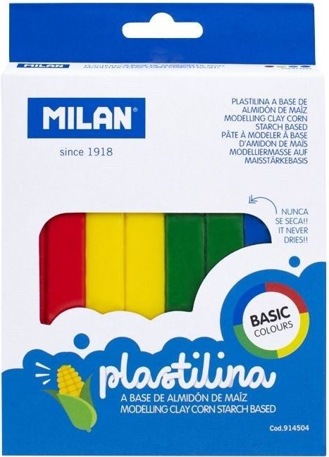 Plasticină Milan - 4 culori