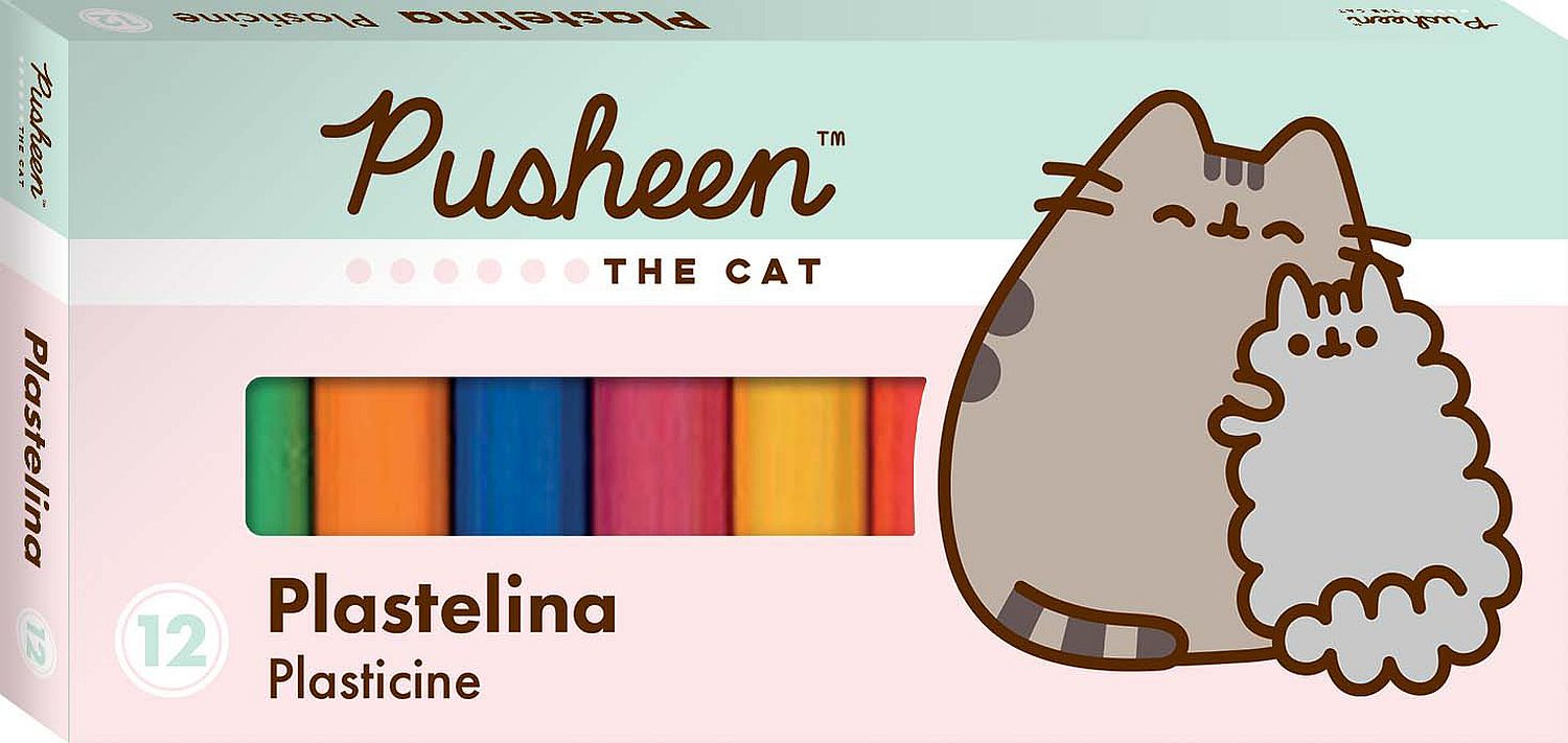 Plastilină St. Majewski Pusheen - 12 buc.x 15 g