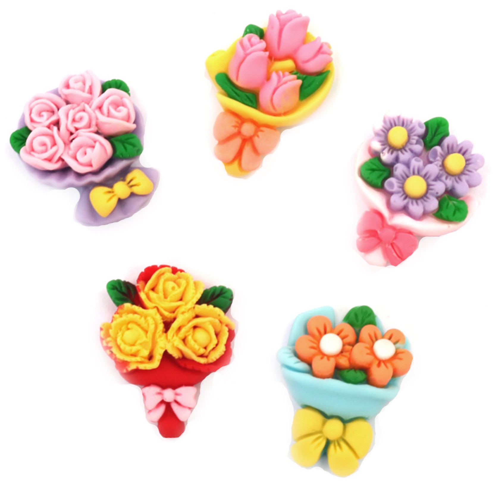 Figurină din plastic Em Art - Buchet, (5 buc.), sortiment