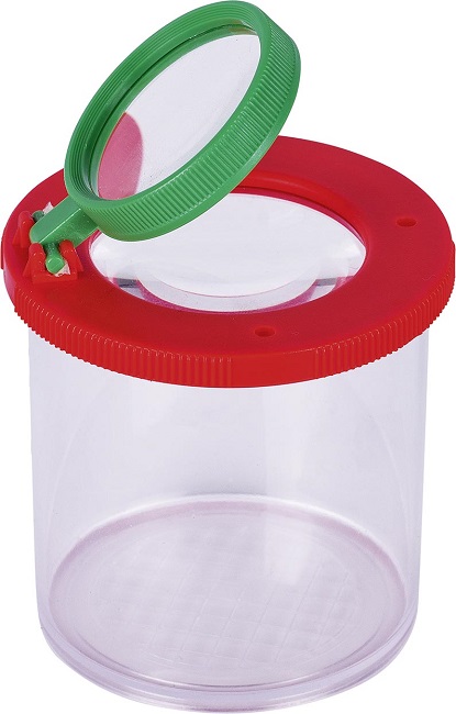 Cutie din plastic pentru insecte cu lupa Goki